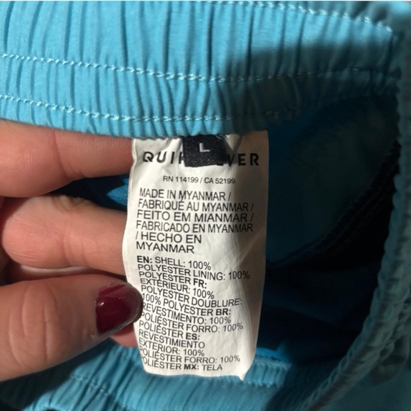 Quiksilver Men's Aqua Swim Trunks - Picture 3 of 4